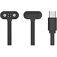 mojawa Charging Cable for Run Plus, HaptiFit Terra, Aerra Wireless Bluetooth Bone Conduction Headphones-Black (Type C)