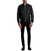 KARL LAGERFELD mens Bomber Satin Jacket