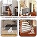 Magic Gate for Dogs Portable Folding Mesh Pet Gate Magic Gate Safety Gates Safety Fence Isolated Gauze Indoor and Outdoor Safe Guard Install Anywhere 43.3 inch x 28.3 inch