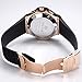 Voeons Men's Watches Chronograph 24 Hr Indicator Military Sports Watches 3ATM Waterproof Luxury Gold Case Quartz Big Dial Silicone Watches