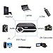 Kllarmant Projector, Upgraded +45% Lumens LCD Video Projector 1080P Full-HD LED Multimedia Projector 1280x800 Native Resolution Home Cinema Theater Video Projector