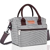 BALORAY Lunch Bag for Women Insulated Lunch Box with Adjustable Shoulder Strap