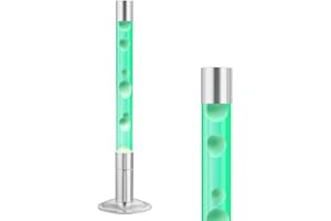 LKUA Liquid Motion Lamp, 30-Inch Magma Lamps for Adults Kids with Red Wax in Blue Liquid Motion Lamp Cool Home Office Decoration…