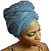 Urban Turbanista Head Wrap- Demin Blue -Chambray Headwrap Scarf