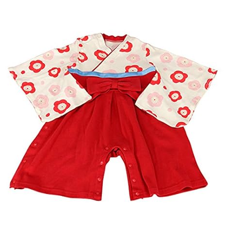 Amazon 袴ロンパース 袴 お食い初め お宮参り 初節句 女の子