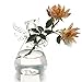 Kangkang Glass Angel Flower Vase, Clear, 1.96in, Suitable for Decoration, Can Be Hung or Placed Indoor