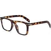 JOVAKIT Square Frame Glasses for Women Men Non-prescription Clear Lens Eyeglasses Anti-Blue Light Lens Eyewear