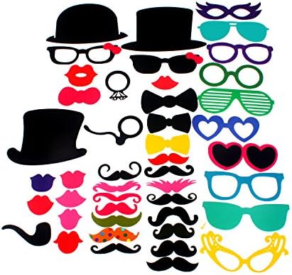 Funny Party 48pcs on a Stick Mustache Photo Booth Props for Party Wedding Favor Christmas Birthday Supply