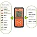 Electronic Digital Smoker Thermometer BBQ Oven Grill Food Meat (Stainless Steel Probe) (orange)