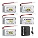 Powerextra Clearance Sale 5Pcs 680mAh LiPo Battery 5 in 1 Battery Charger Compatible Beginners X708W Wi-Fi FPV Training Quadcopter Syma X5 X5C X5SW X5SC-1 CX-3W CX-31 UDI45 Drone Quadcopter