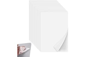 20 Pcs Iron On Adhesive for Patches Double Sided Iron On Adhesive Sheets 11.8 x 7.8 Inch Press-on Patch Heat Melt Fabric Glue