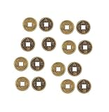 Haobase Double Dragon Chinese Good Luck Coins for New Year (1 Count) (30 per package)