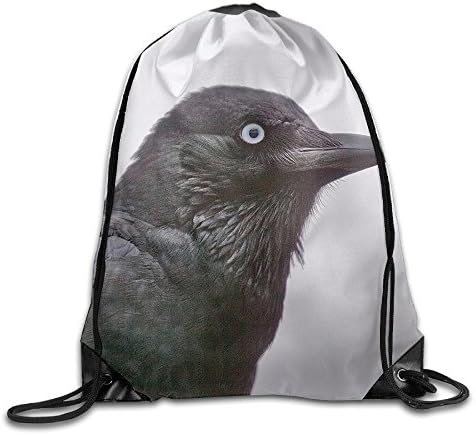 Men &amp; Women Australian Raven Animal Natural Scenery Large Waterproof Double Shoulder Sport Teamsport Formation Rucksack Gym Sack Gym Drawstring Bags Sackpack Use