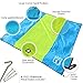 GO! Waterproof Beach/Picnic Blanket Outdoor Mat - 7x7 - Lightweight Compact & Sand Free. Perfect Size for Couples & Families - Made of Ripstop Fabric with Sand Pockets and Corner Loops