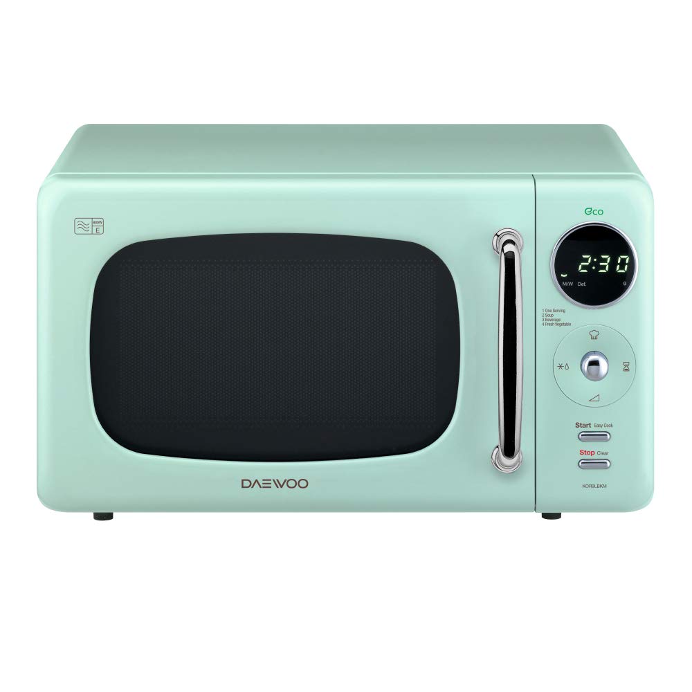 Daewoo KOR9LBKMR Touch Control Microwave with Zero Standby ECO Function, 800 W, 20 Litre, Green — image 1