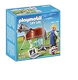 PLAYMOBIL Horse with X-Ray Technician Building Kit