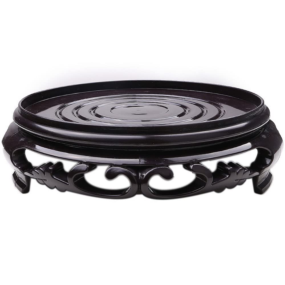 Plant Pot Saucers Plastic Antique vases Base Tray Flowerpot Shelf Pedestal for Indoor/Outdoor Plants (QD-16)