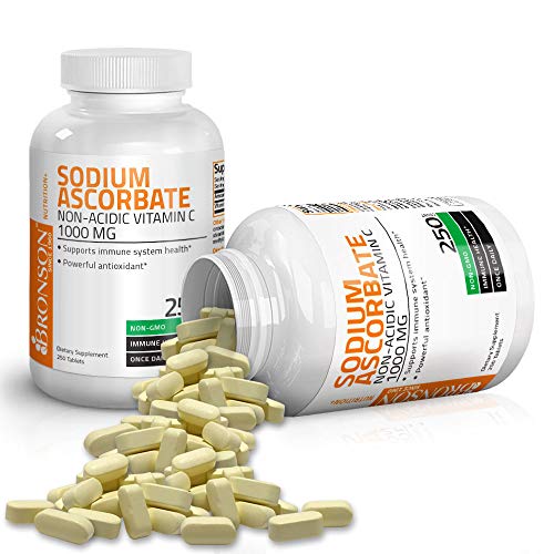 Sodium Ascorbate Non Acidic Vitamin C 1000 Mg Tablets Gentle On The Stomach Immune System Booster Powerful Antioxidant Non Gmo Vitamin C Supplement 250 Count Pricepulse