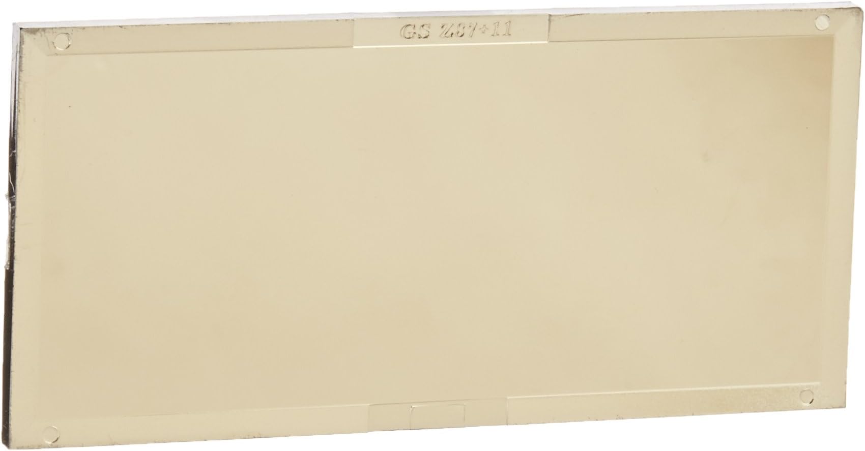 Gateway Safety 24G11 Polycarbonate IR Filter Welding Lens, Shade 11, 4-1/4" Length x 2" Width, Gold-Coated