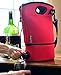 Wine Purse Tote + 2 Disposable Wine Baggies - Holds Up to 4 Bottles- Wine to Go Made Easy!- Neoprene BYOB Insulated Beverage Carrier with Spout -Wine Lover's Gift for Mom, Women, Friends or Her