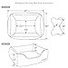Blueberry Pet Fully Removable Washable Dog Bed, Heavy Duty Pet Bed w/Durable YKK Zippers, 34