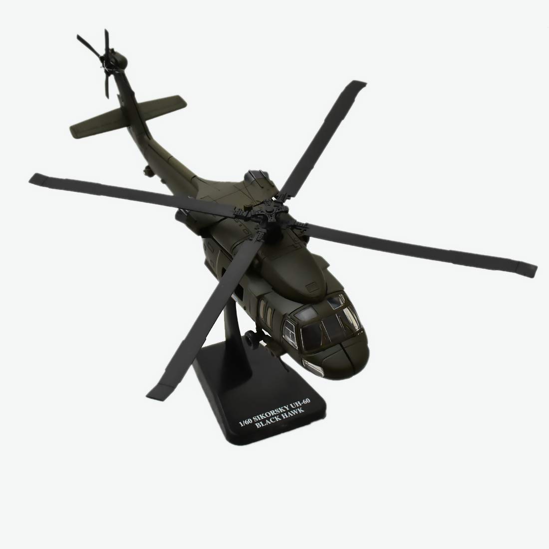 New Ray Sky Pilot UH60 Black Hawk Diecast Helicopter Replica 160