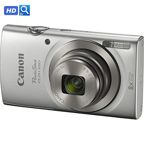 Canon-PowerShot-ELPH-180-20MP-8x-Optical-Zoom-HD-Video-Digital-Camera-1093C001B-Certified-Refurbished
