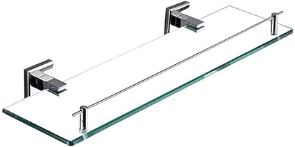 Estante de Vidrio para El Baño, Estante de Cosméticos de Vanidad de Una