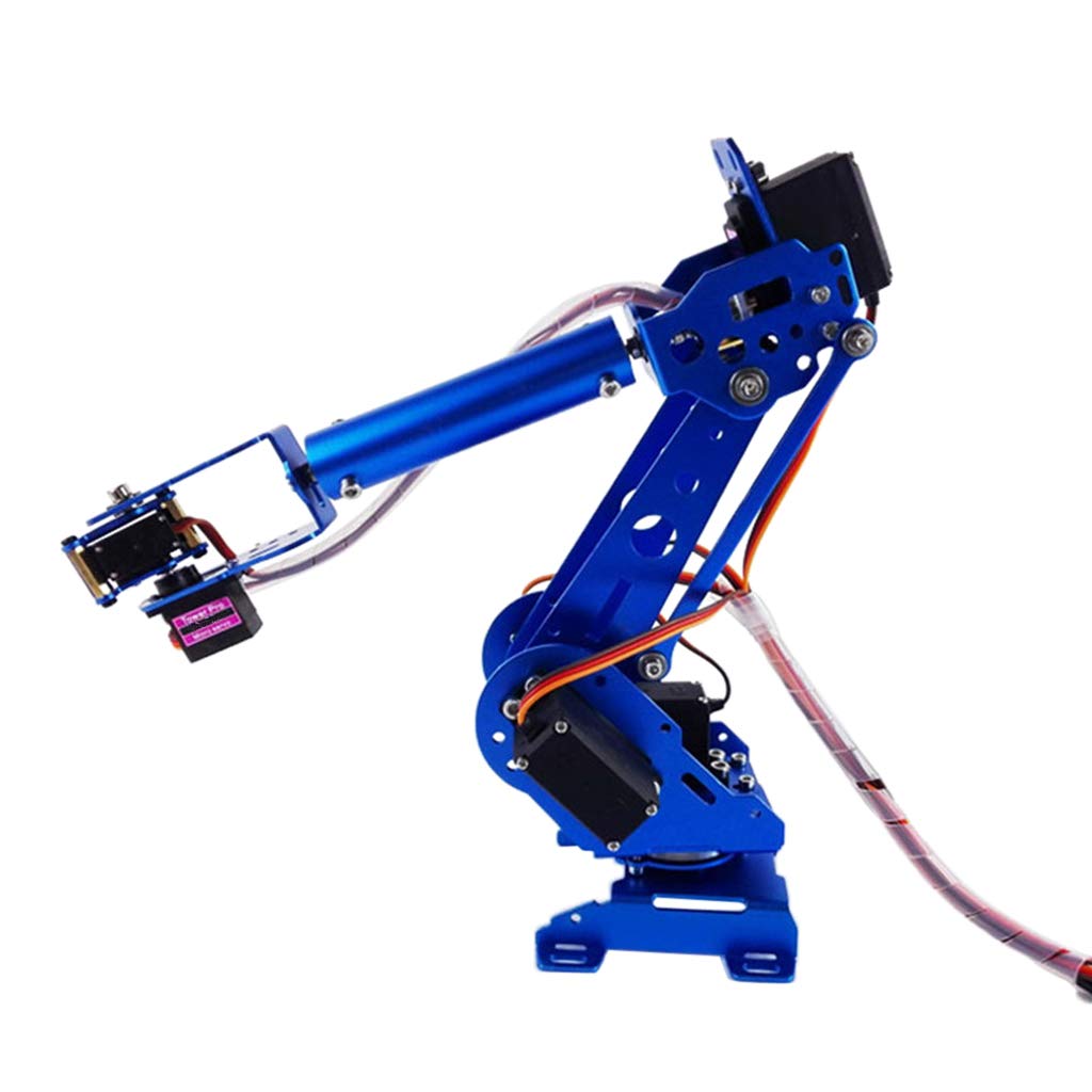 blue robot arm