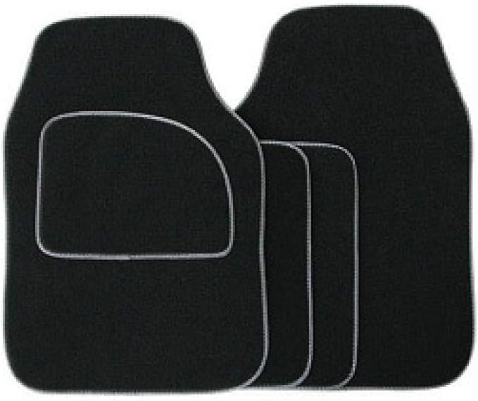 Streetwize SWCM31 Velour Car Floor Mat Set of 4, AntiSlip Car Mats