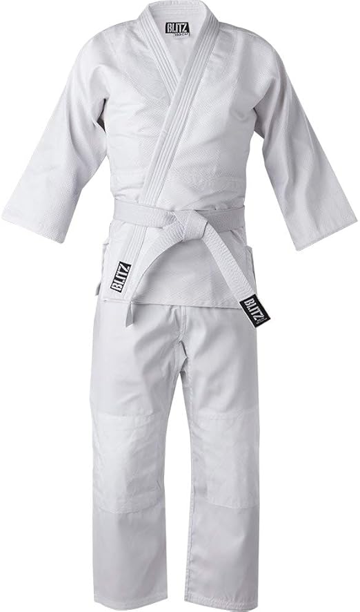 Blitz Poly Cotton Lightweight Judo Suit White Amazon.co.uk Clothing