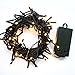 LightsEtc 72 LED 32ft Warm White String Lights Fairy Battery Operated Light Automatic Timer 8 Modes