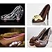 HABIBEE 5.5x4 Inch Mini Size High Heel Shoe 3D Chocolate Candy Mould Bundle Molding Fondant Cake Mold for DIY Home Baking
