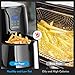 VPCOK 3.7-Quart XL Air Fryer with Recipes, 6 Cooking Presets, 1300 Watt, Power Air Fryer XL
