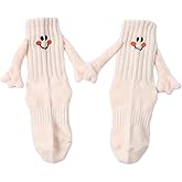 Honganda Funny Kids Baby Girl Boy Holding Hands Socks - Silly Smile Crazy Novelty Gift for Toddlers 1-9 Years