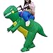 Vantina Inflatable Rider Costume Riding Me Dress Dinosaur Suit Mount Kids Adult