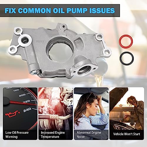 Standard Volume Oil Pump M295 - Replacement For GM 4.8L, 5.3L, 6.0L Vortec V8 Engines In Chevy, GMC, Cadillac (Fits 1999-2020)