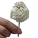 S_SSOY Boutonniere Bridegroom Groom Men's Boutonniere Groomsmen Boutineer Pin Corsage Flower for Wedding Homecoming Prom Suit Decor 1 Pcs