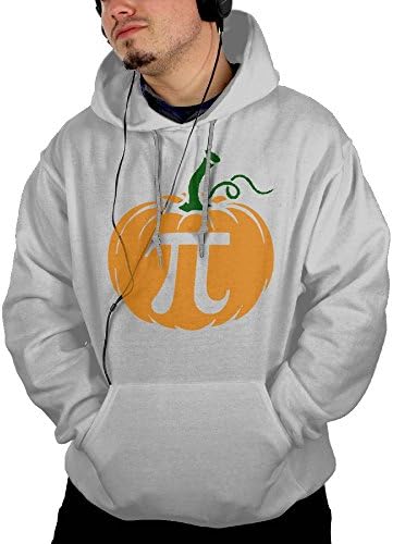 Men TeeStars - Halloween Pumpkin Pie Cute Pumpkin Camping Particular Hoodie Hooded Sweatshirt Size L Ash