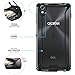 Poetic Affinity-OneTouch-Idol4-Black Alcatel Case, Poetic Affinity Series Premium Thin, No Bulk, Slim Fit, Clear, Dual Material Protective Bumper Case for OneTouch Idol 4 – Black/Clear
