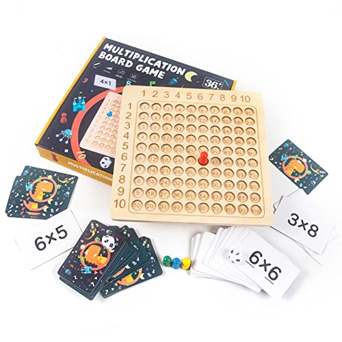 Multiplication Board Game Montessori Counting Toy Educational Math