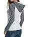 Zeagoo Women's Pullover Hoodie Raglan Sleeve Casual Slim Hooded Sweatshirt