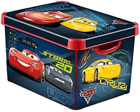 CURVER 232371 - Caja (plástico, 39,5 x 29,5 x 24 cm), Color Rojo: Amazon.es: Hogar