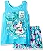 Komar Kids Girls' Big Wear 4D 2 Piece Pajama Short Set