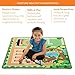 Melissa & Doug Round The Ranch Horse Activity Rug (39 x 36 inches) with 4 Play Horses and Folding Fence