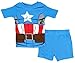 Marvel Boys' Avengers 4-Piece Cotton Pajama Set