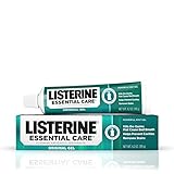 Listerine Essential Care Original Gel Fluoride Toothpaste, Prevents Bad Breath and Cavities, Powerful Mint Flavor for Fresh Oral Care, 4.2 oz
