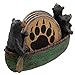 Old River Outdoors 3 Black Bears Canoeing Coaster Set - 4 Coasters Rustic Cabin Green Canoe Cub Decor