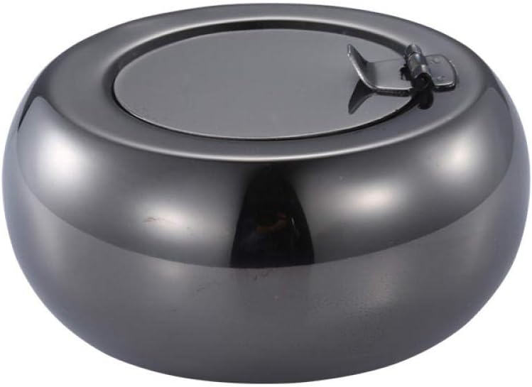 ash tray ashtrays Windproof with lid Thickened drumshaped stainless