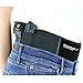 ComfortTac Ultimate Belly Band Holster Deep Concealment Edition - Black | Fits Glock 19 43 26 Smith and Wesson MP Shield Bodyguard Ruger LC9 Sig Sauer More | Carry IWB OWB Appendix